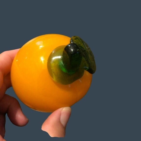 Hand Blown Glass Fruit Set Of 4 Decorative Pieces - Picture 4 of 14